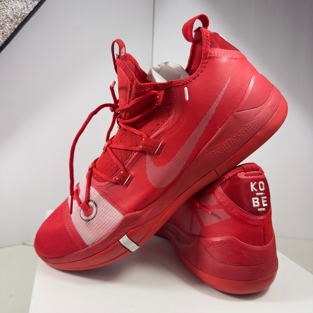 Nike Kobe A.D. Exodus Red Men Size 17 University Red Basketball Shoes AT3874-603
